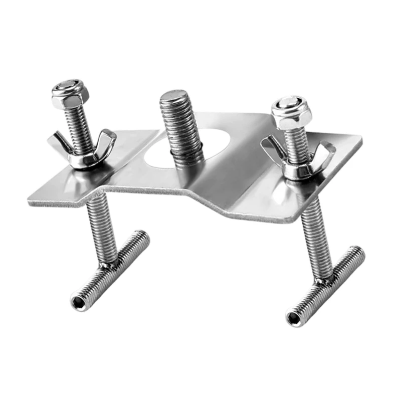 Mehrzweck-Stahlspikes-Basishalterung für große Ausleger-Offset-Regenschirme 3XUF – Detail 1