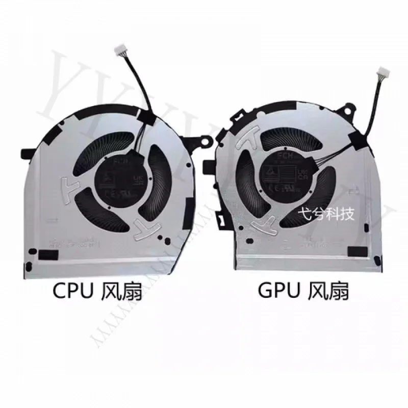 

Q+ Original for LENOVO Legion 5 16IRX9 83DG Y7000P IRX9 CPU+GPU FAN R+L DC12V 2024