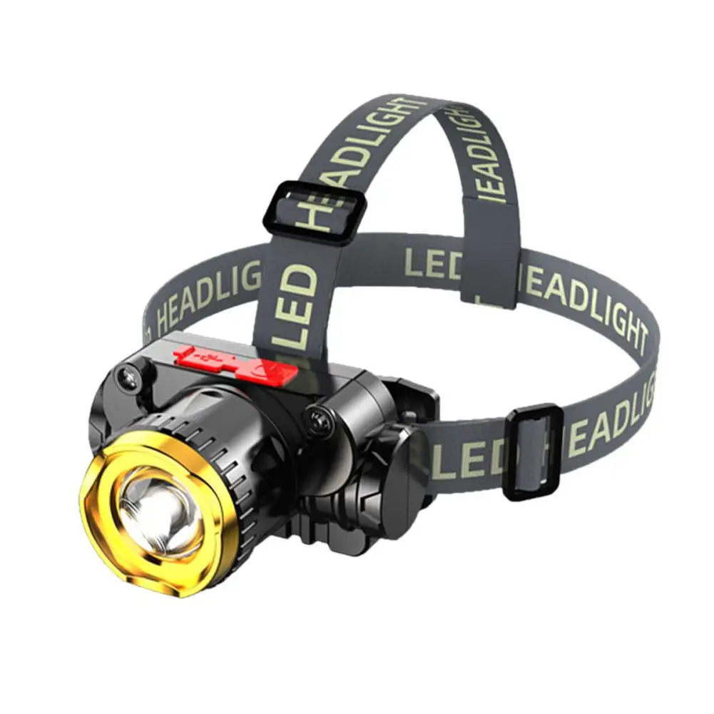 Imagem -05 - Faróis de Led com Luz Forte Recarregável Lanterna Zoom Headworn Telefoto Noite é Lâmpada Super Brilhante do Mineiro de Pesca L0z5