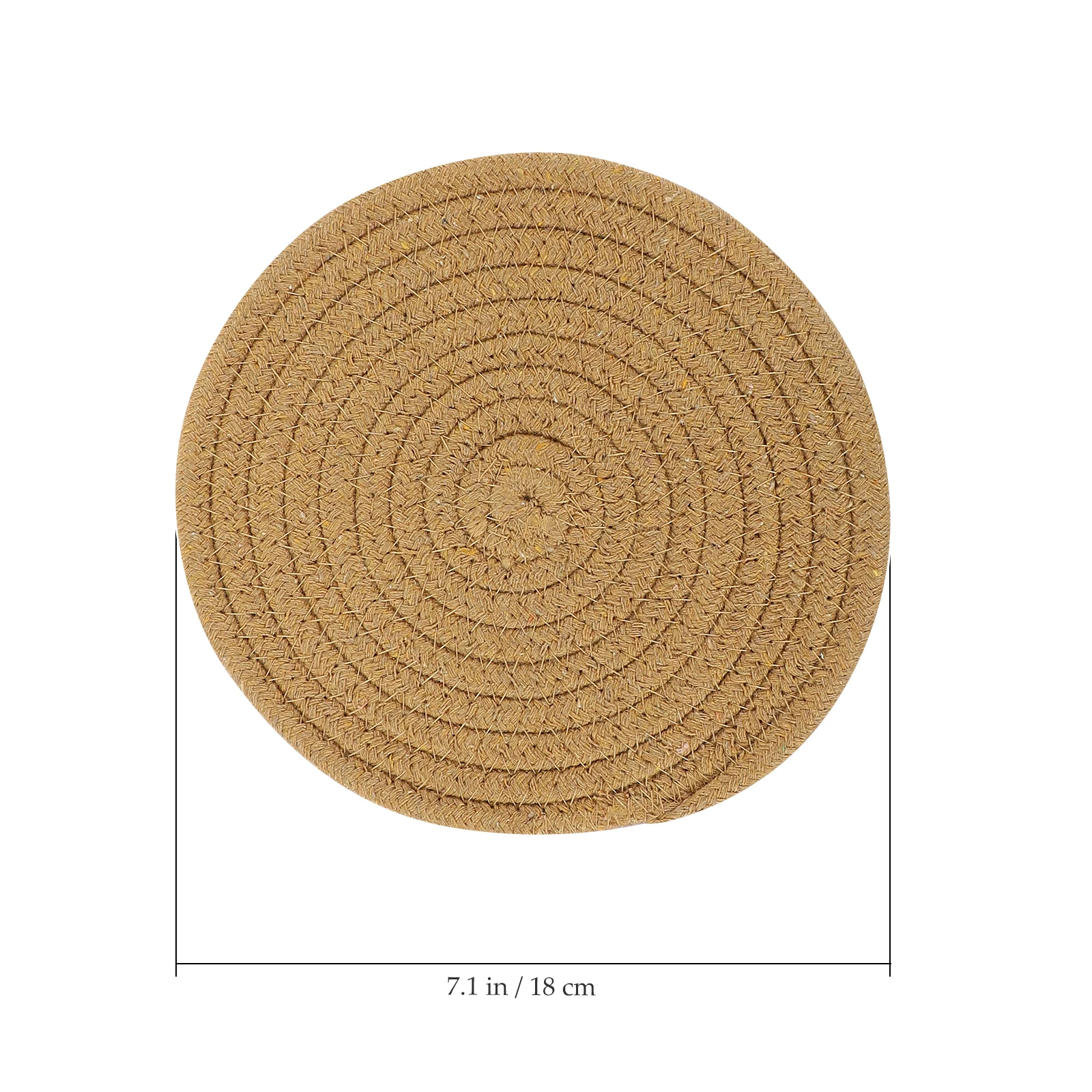 

3pcs Weaving Placemat Reusable Table Household Dining Mat Decorative Dinner Accessory Wear-Resistant Anti-Slip Adorable Table