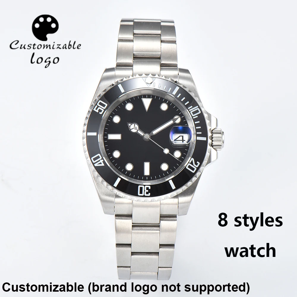 Men\'s Watch 40mm Man Watch Automatic NH35A Stainless Steel Sapphire Glass Case Sapphire Waterproof 100m Watch watches for men 