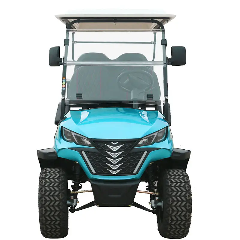 Standard Tested Electric Off-road 4+2 Seats Buggy Club Car Golf Car 4 Wheels Brake New Energy Vehicles Golf Carts