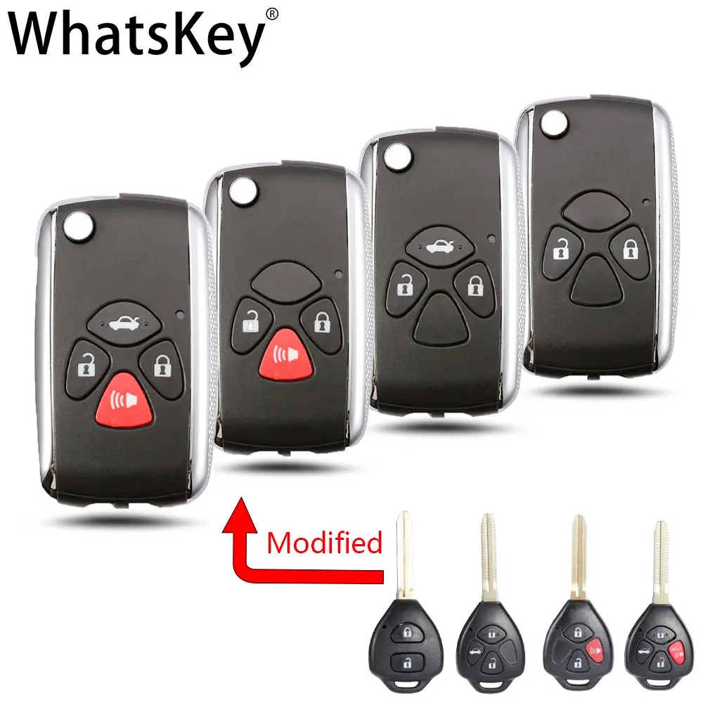 

Modified Remote Control Key Shell For Toyota Camry Corolla Matrix Elfa RAV4 Reiz Venza Yaris Replace Car Key Case Toy43 Blade