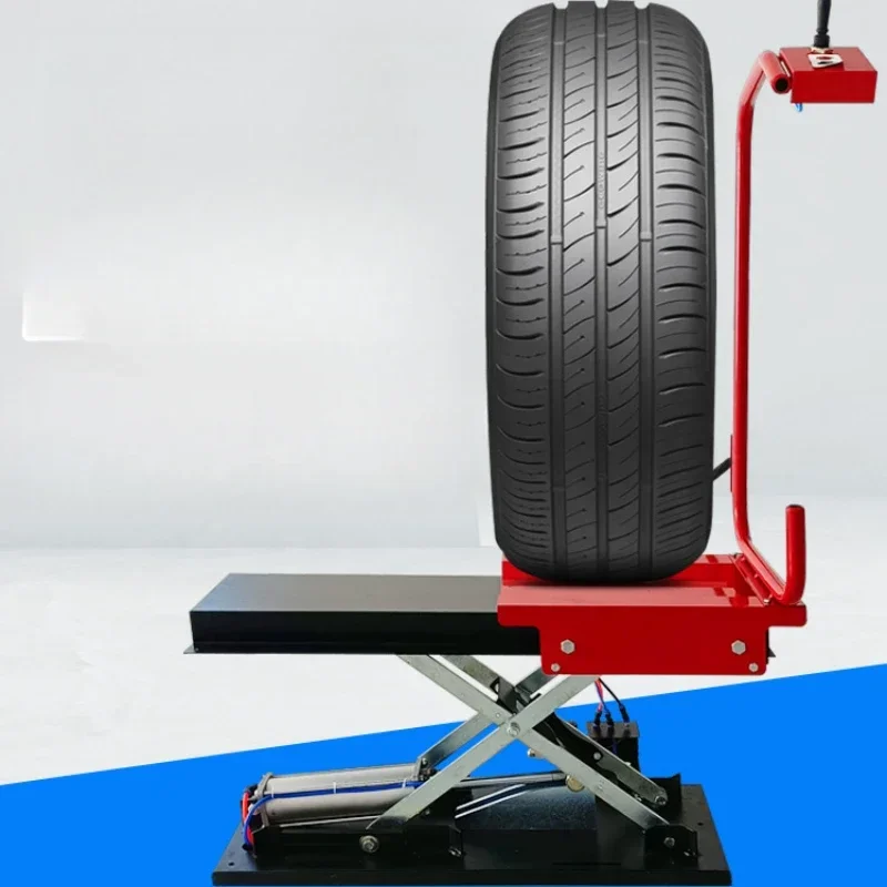 

Tire stripping machine, pneumatic tire support machine, tire lift, lift with disc, universal disassembly machine