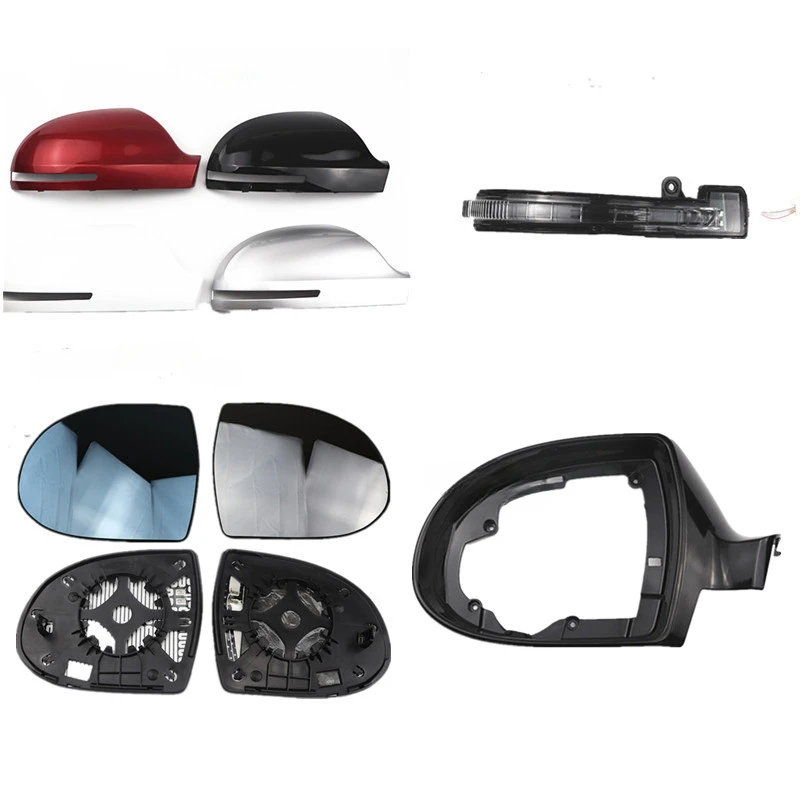 Auto Left Right Rear Heated Mirror Glass Frame Turn Signal Light Side Mirror Cover for Great Wall Haval H6