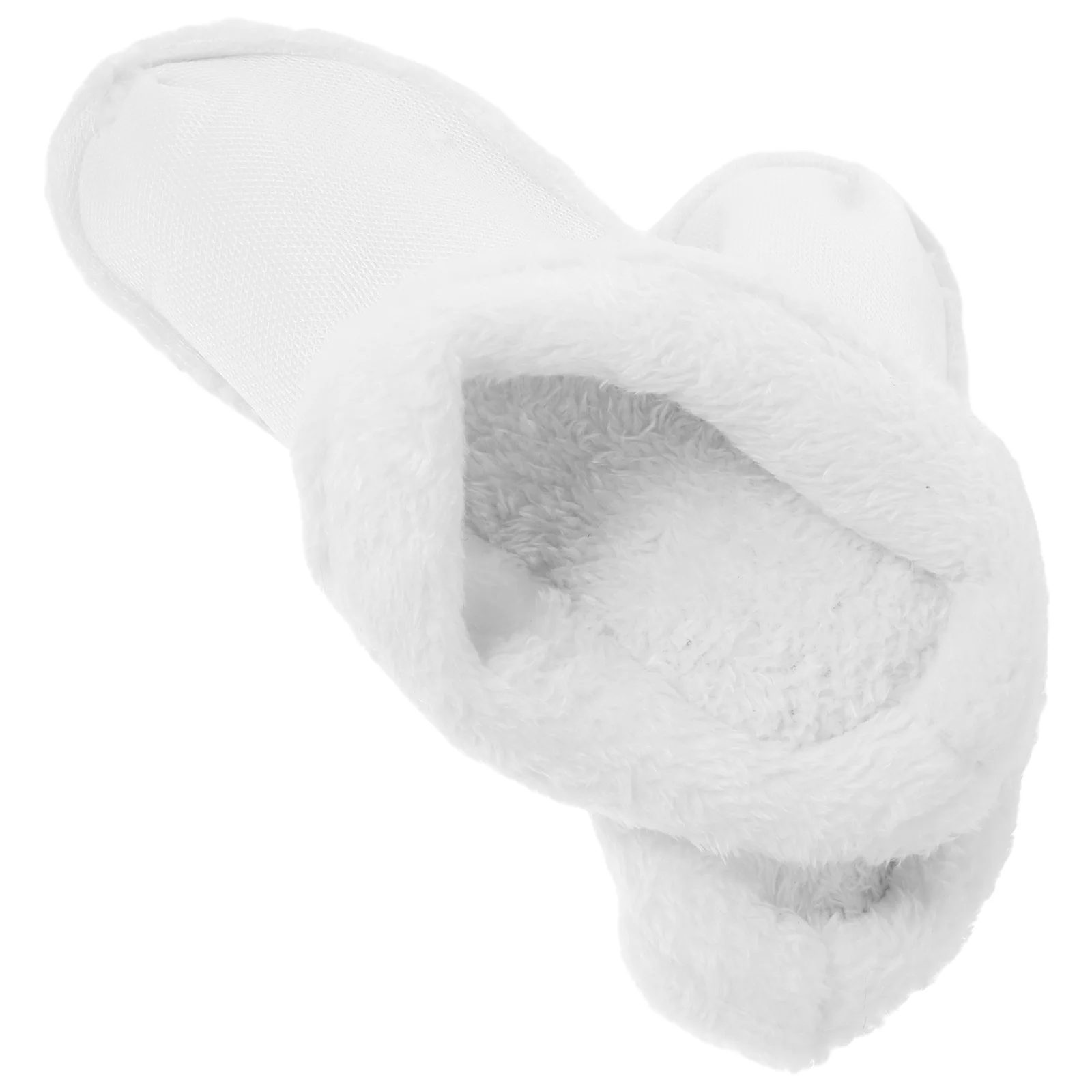 Scarpe con zoccoli invernali Sandali con copertura con foro in peluche Suola con fodera per acqua Zoccoli in cotone bianco Pantofole da interno per uomo