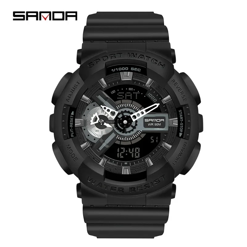 Military Men Sports Army Watches G Style Big Dial Analog Digital Quartz Waterproof Men\'s Wrist Watch For Man Relogio Masculino