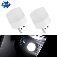 10/20PCS USB LED Plug Lamp 5V Mini USB LED Reading Light Portable Warm White Car Interior Bulb LED Night Light Multifunction