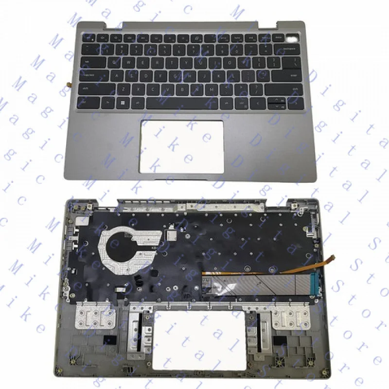 

UU For Dell Latitude 3330 2-in-1 Gray Palmrest Upper Case w/Backlit Keyboard 0P05WP