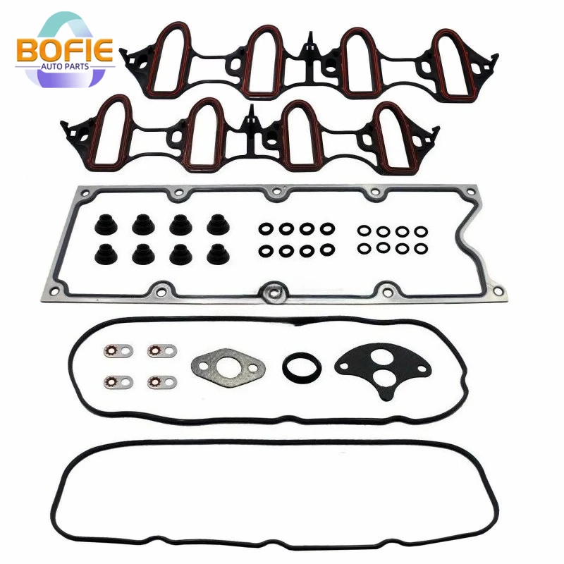 

OEM MS98016T MIS16340 MS18145 MS50049 MS96587 Прокладка впускного коллектора автомобиля подходит для 99-09 Chevrolet Buick GMC Saab 4.8L 5.3L 6.0L