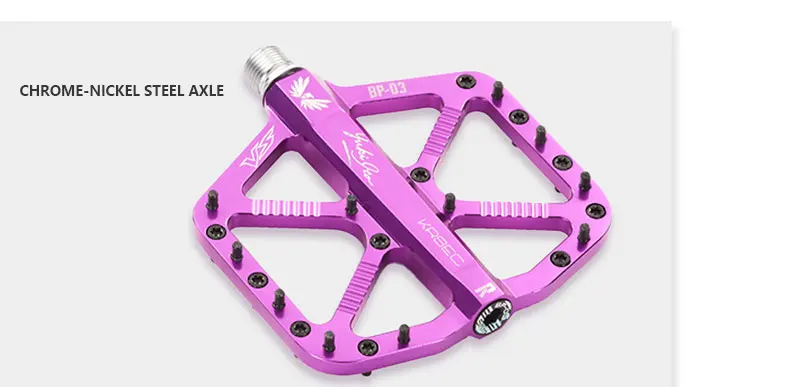 Fahrradpedale aus Aluminiumlegierung, ultraleicht, gedichtete 3-Lager-MTB-Fahrradpedale, Zubehör für Mountainbike und Rennrad, Lagerpedale – Detail 5