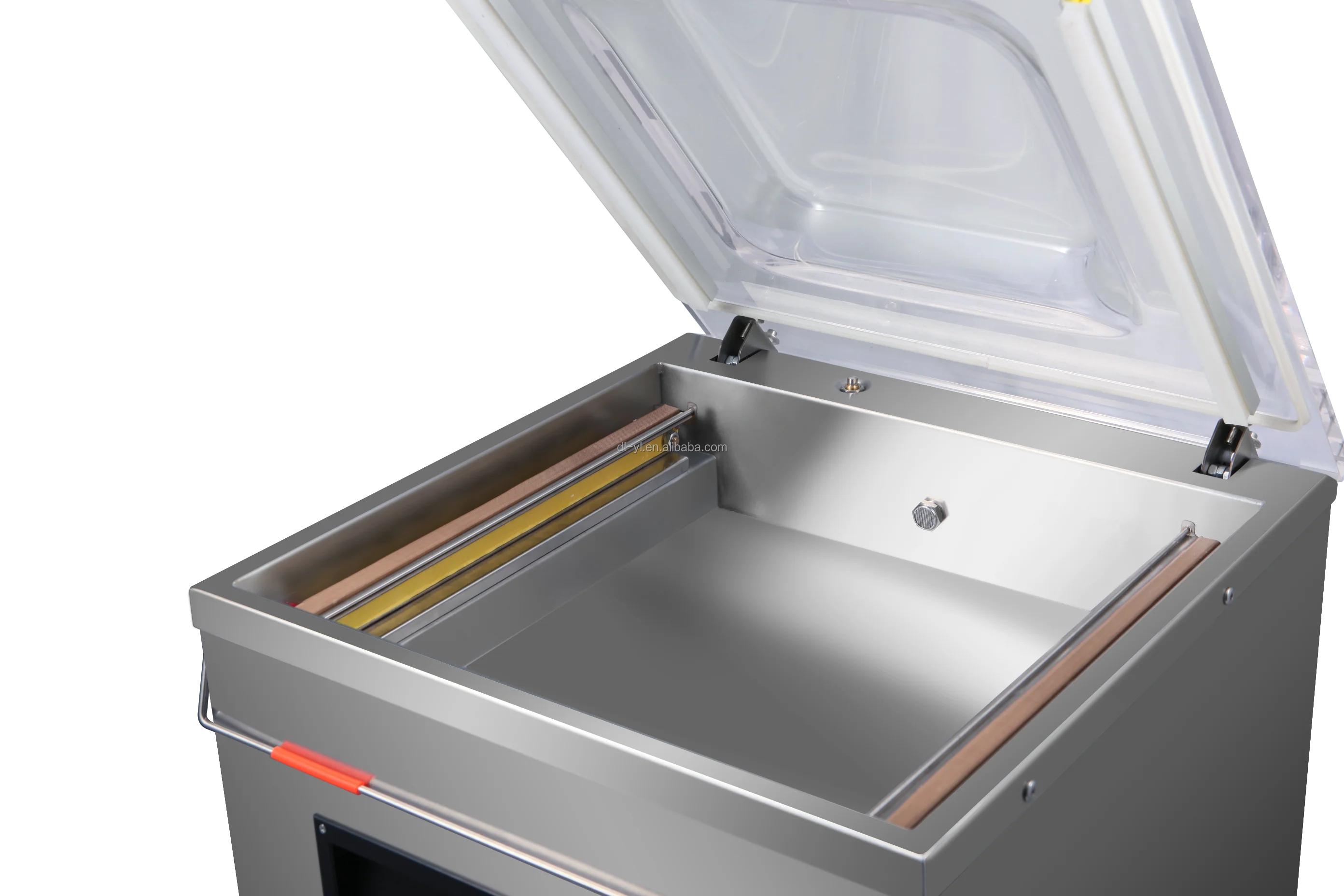 

HB-340 HB-340A Continuous Band Sealer Rice Thermoforming Machine Vacuum Can Sealer Machine Packing Machine Food Vacuum Sealer