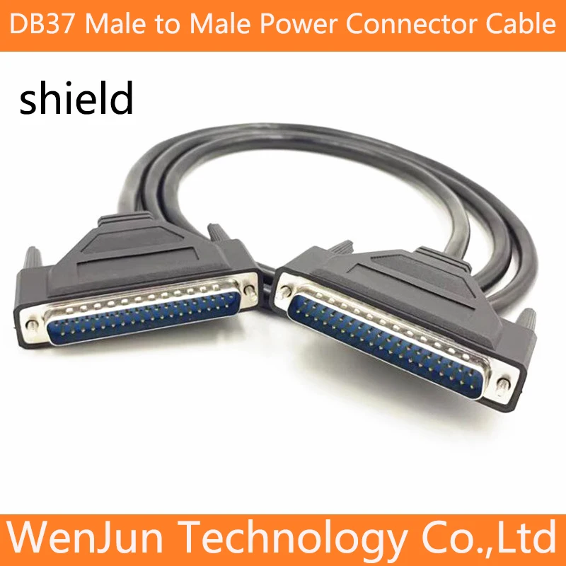 

High Quality DB37 Male to Male Power extension Shield Cable 37Pin Port Data Cable 1M 1.5M 2M 3M 5M