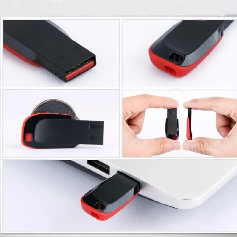 1Pcs High Speed USB 2.0 Pendrive 64GB 32GB 16GB  Memoria USB Memory Stick Pen Drive USB Flash Drives Waterproof U Disk