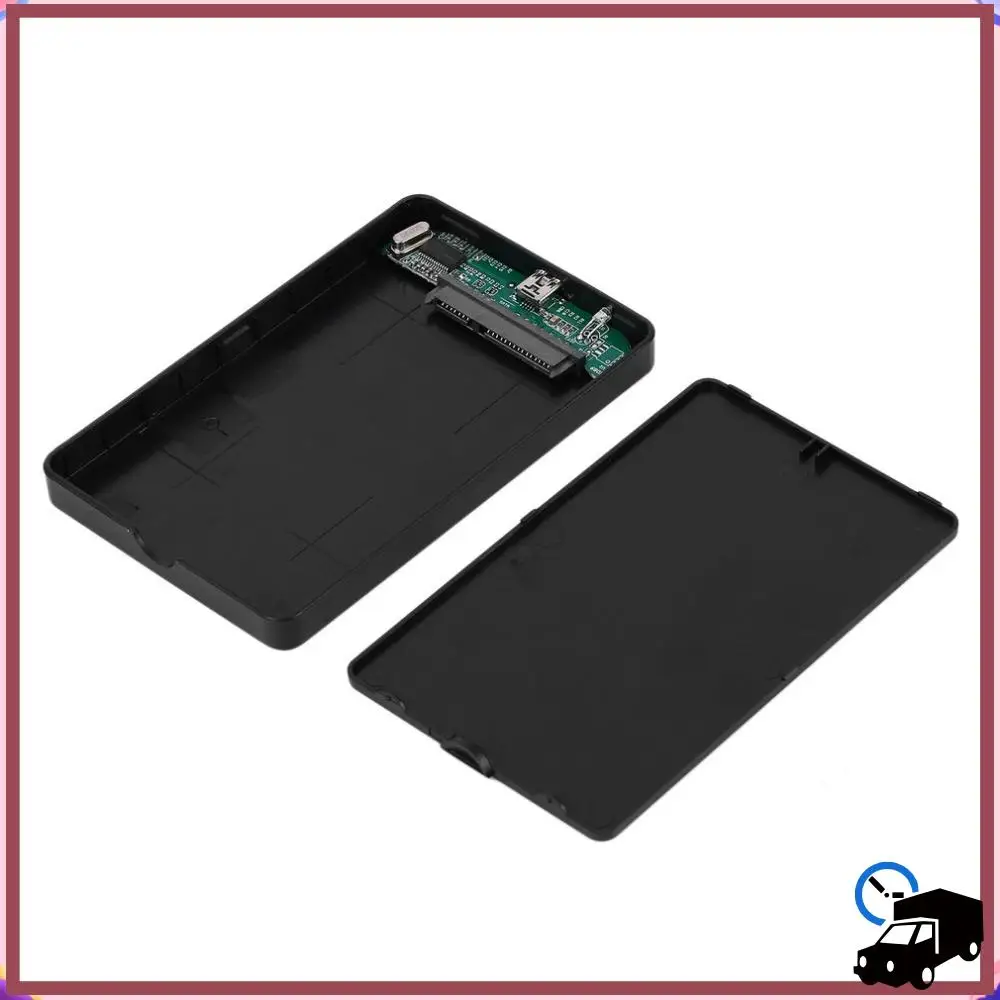 

Эффективный 2,5-дюймовый корпус USB HDD Sata к USB 2.0 Жесткий диск SATA Внешний корпус HDD Жесткий диск Коробка с USB-кабелем