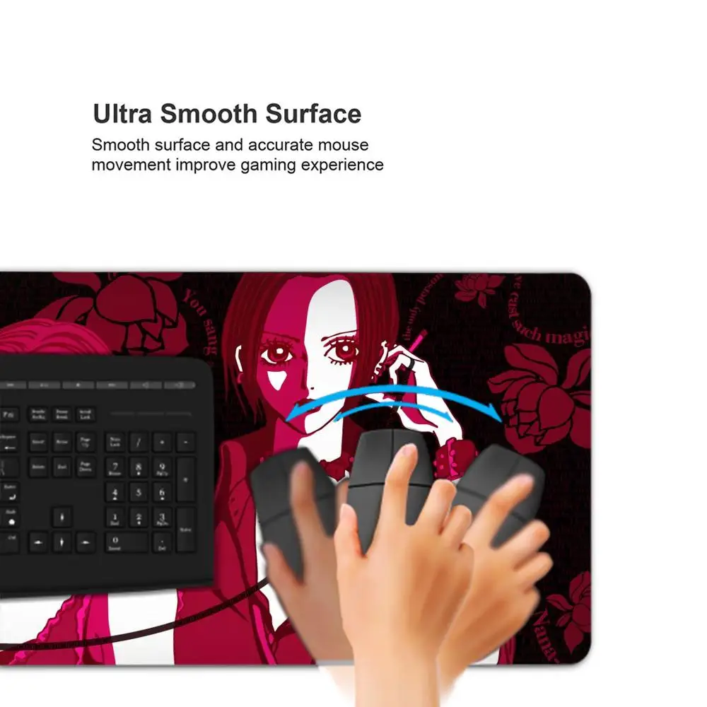 Nana Osaki Anime Mouse Pad Keyboard Mousepad lauge 1200X600 mm Desk Mat PC Gamer Office Carpet Home Table pad