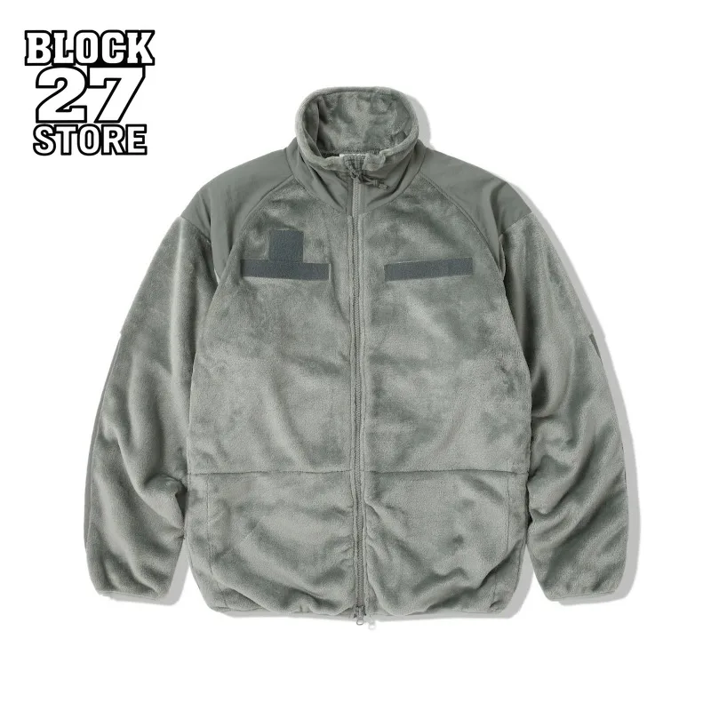 

Harajuku военная флисовая куртка мужская с полной молнией уличная холодная погода тактическая софтшелл винтажное полярное теплое пальто осень-зима новинка