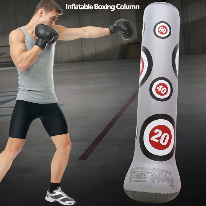 

Thickened 1.6m High Inflatable Boxing Column for Adult Children Venting Toys Sandbags Inflatable Sandbags Not Topple Fitness