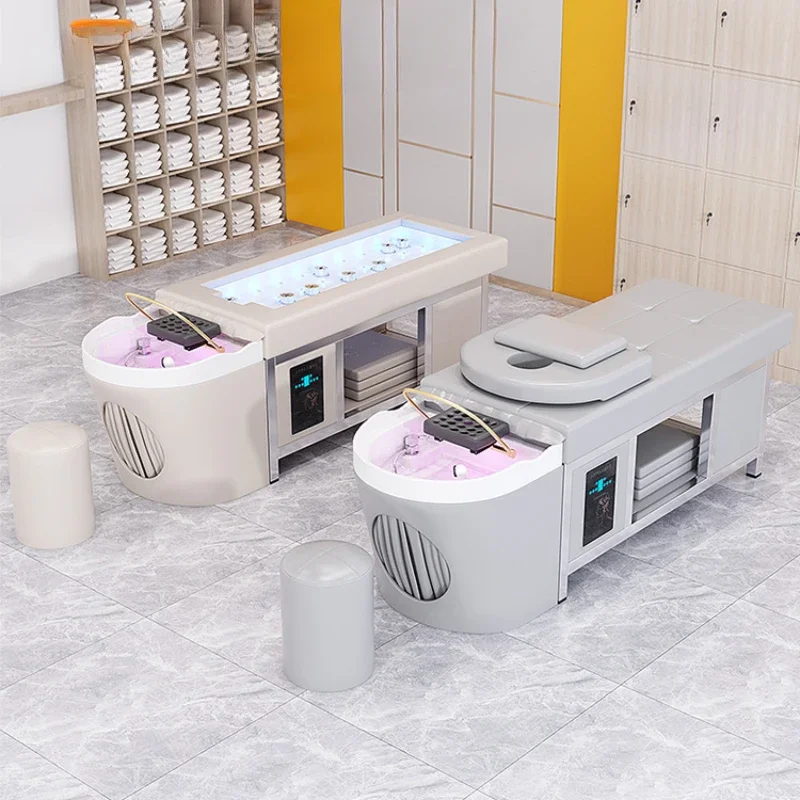 

Hair Wash Luxury Shampoo Chairs Beauty Head Spa Minimalistic Shampoo Chairs Water Circulation Chuveiro Salon Furniture WZ50SC