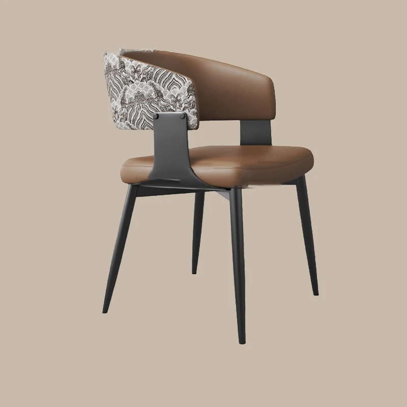 

Designer Gaming Dining Chairs Vanity Restaurant Leather Waiting Lounge Dining Chairs Comfortable Sillas Postmodern Furniture