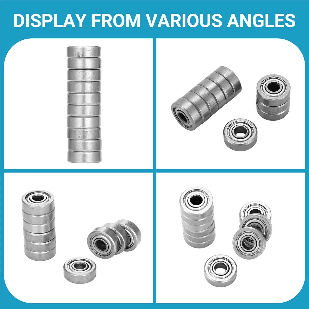 ABAZJ 10 Rolamento 604ZZ 4x12 Blindado 4x12x4