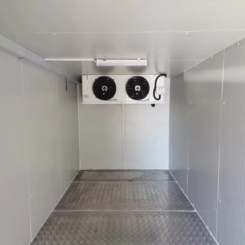 تخصيص عالية الإنتاجية الباردة والتجميد غرفة الحاويات معدات التبريد الصغيرة غرفة الصف التجاري