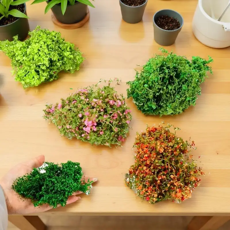 

Набор миниатюрной искусственной зелени 3g One Pack, имитация вьющихся растений и цветов для DIY-ландшафтов и моделей домов