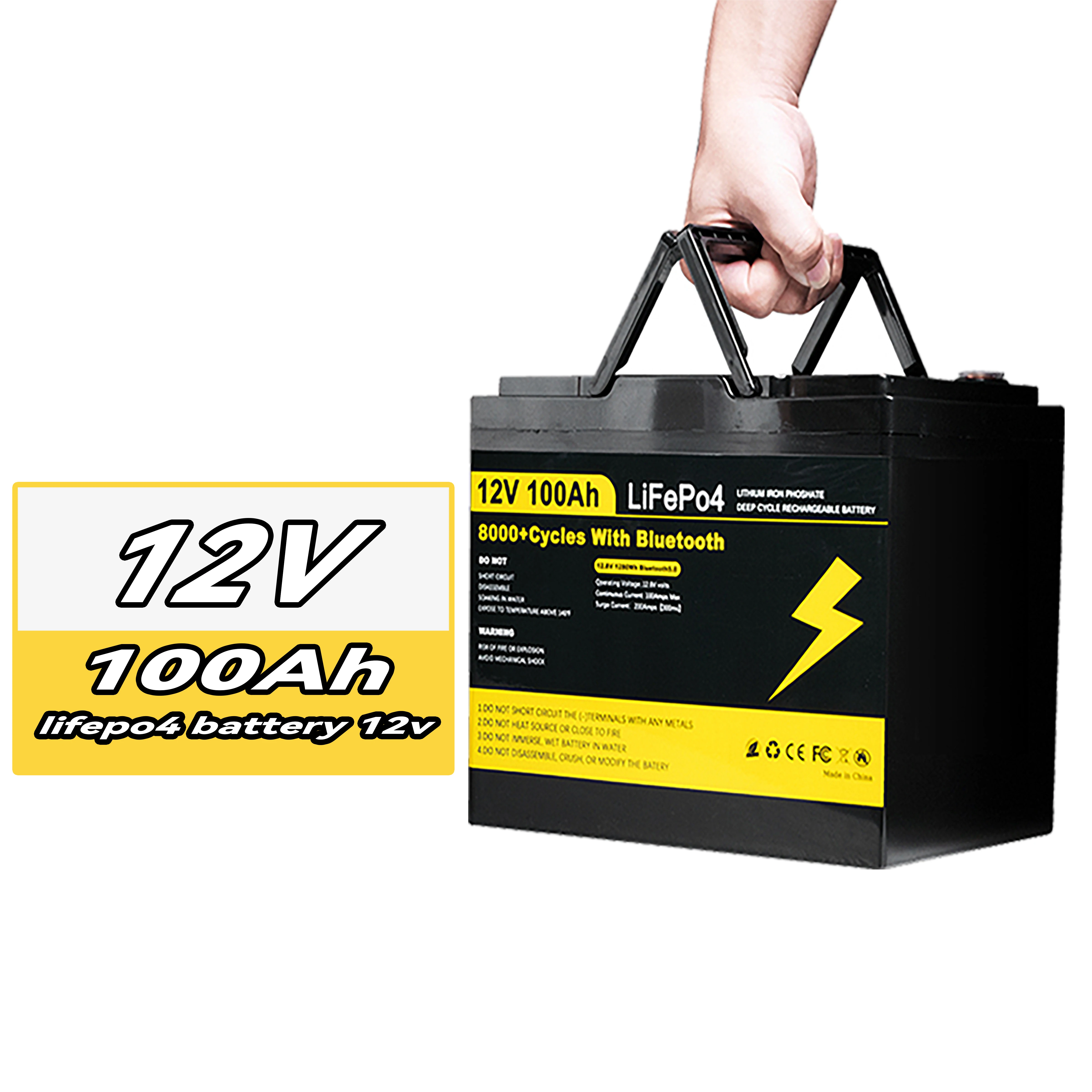 Lifepo4 12V 300Ah Deep Cycle - EU 재고 LiFePO4 배터리 12V 100Ah