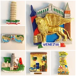 Italy Travelling Souvenirs Pisa Fridge Stickers Venezia Firenze Bibione Sanremo Fridge Magnets Home Decoration Wedding Gifts
