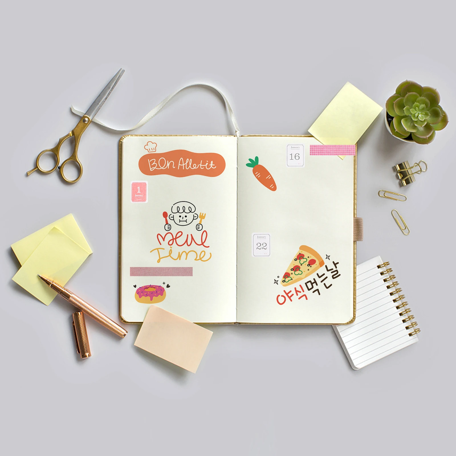 1Set Colored Calendar Stickers with Date Numbers Strong Sticky Planner Tabs for Daily Use Notebook Diary Organizing School