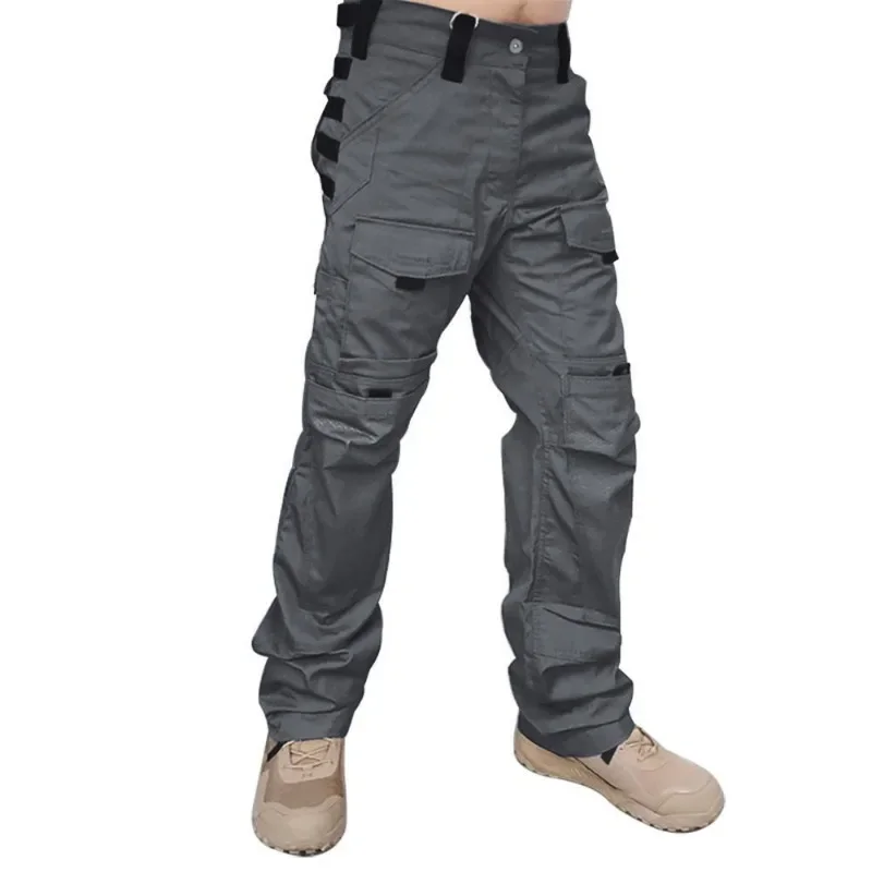 

Army Cargo Pant Camo Tactical Pants Men Military Waterproof Ripstop Multi-pocket Wear-resistant SWAT Combat Trousers Outdoor