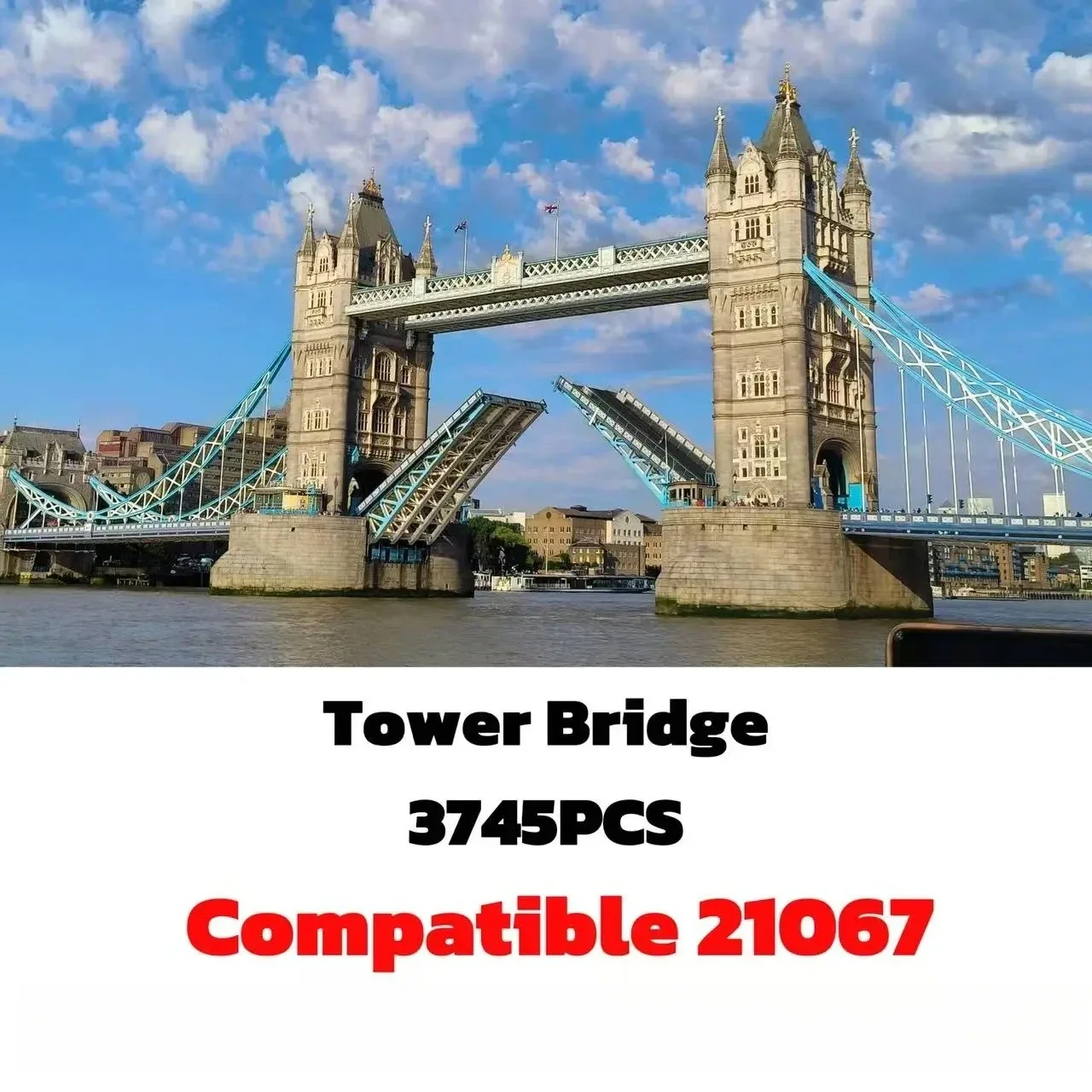 Creative World Famous British Iconic Bridge Building Model Toy, Suitable for Home Decoration and Adult Holiday Gifts