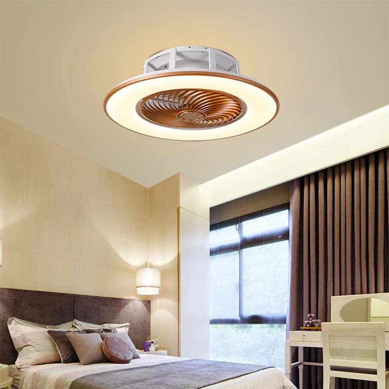 modern LED lighting remote control chandelier Ceiling Flush Mounted Ceiling Fans With Light Illumination bedroom livingroom lamp