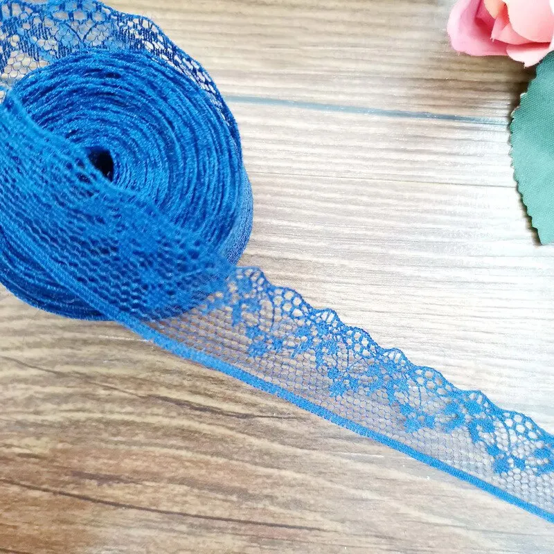 100 Yards/roll 20mm Lace Fabric Hollow out Webbing Decoration Gift Packing Material Handmade DIY Laces