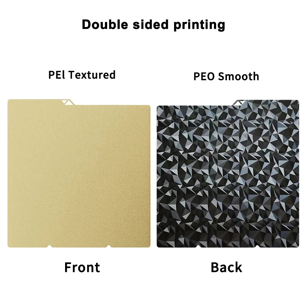 Für Anycubic Kobra S1 Plate Pei Sheet 264x276mm Strukturierte Kobra S1 Combo Build Plate Doppelseitiges Peo Pet Pey Kobra S1C Bett