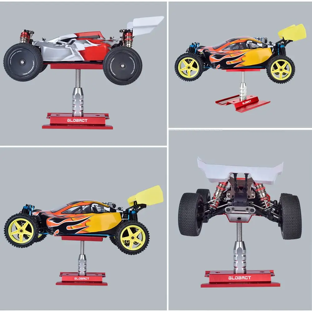 글로백트 RC 자동차 수리 작업대 및 521개 RC 나사 키트 (RC 드라이버, 나사, 팔레트 포함) 1/8, 1/10, 1/12, 1/16, 1/18 RC 자동차용