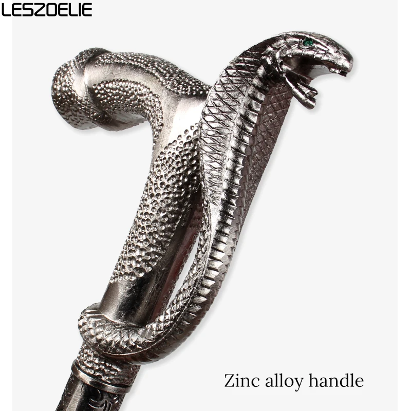 Роскошная трость Cobra-Head для мужчин и женщин, модная декоративная трость для вечеринок, винтажный элегантный дизайн для взрослых