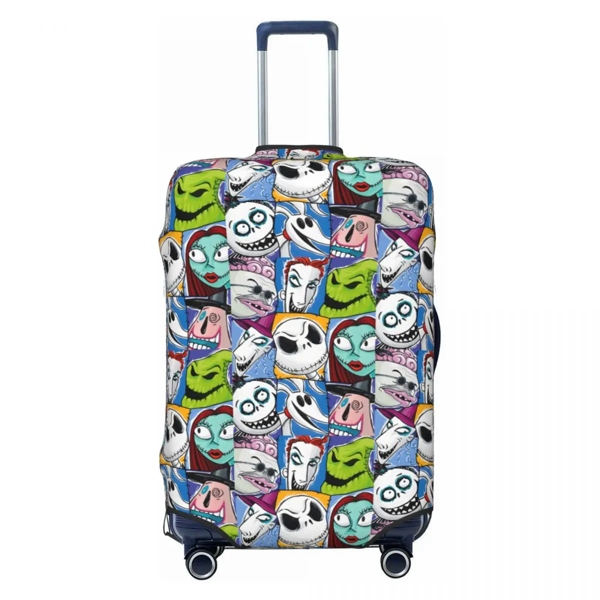 

Custom Funny N-Nightmares C-Christmas Comic Hot Luggage Cover Protector Dust Proof Horror Movie Travel Suitcase Covers