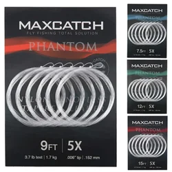 5Pcs Tapered Leader Fly Fishing Line 9FT 0X/1X/2X/3X/4X/5X/6X/7X 5Pcs Tapered Leader Fly Fishing Line 9FT Cords