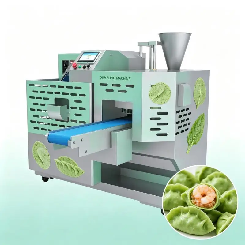 Commercial Automatic Dumpling Machine Dough Wrapper Filling Forming Sealing Equipment for Restaurant Catering Services