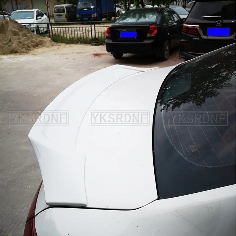 YKSRDNF High Quality ABS Material Rear Trunk Spoiler Trunk Wing Car Styling For Mazda 3 Axela 2014 2015 2016 2017 2018 2019
