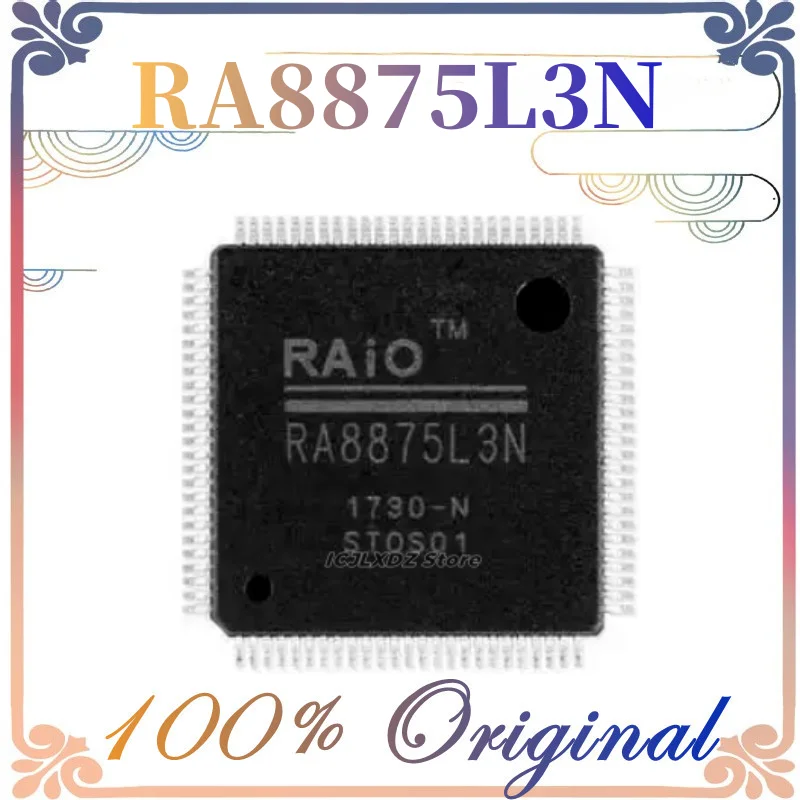 1pcs/lot New Original RA8875L3N RA8875L3 RA8875 8875 TQFP-100 In Stock