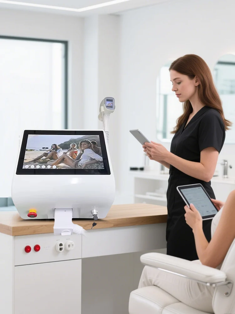 Женское постоянное лазерное удаление волос - домашний эпилятор для ног, линии бикини, лица, гладкая кожа, поддержка настройки, 6-16 бар