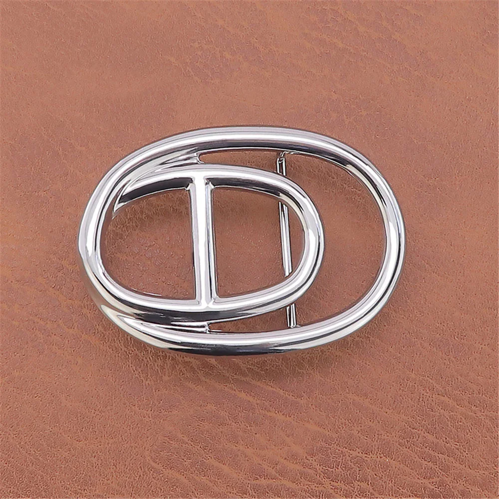 Nova Fivela de Cinto Sem Fivela, com Letra H Dupla, de Marca de Luxo e Designer, 35mm-40mm, para Homens e Mulheres, Acessório de Moda e Decoração para Vestidos