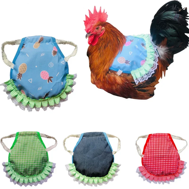 NEW Hen Apron Elastic Chicken Saddle Feather Protector Adjustable Pet Clothes Birds Chicken Dress Poultry Apron for Cold Weather