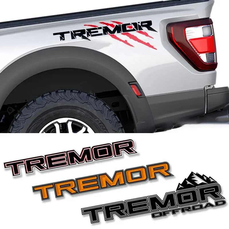 Car Styling Vinyl Stickers for F-150 Raptor Car Sticker Decal TERMOR Ranger Decal Auto Trunk Side Body Decoration