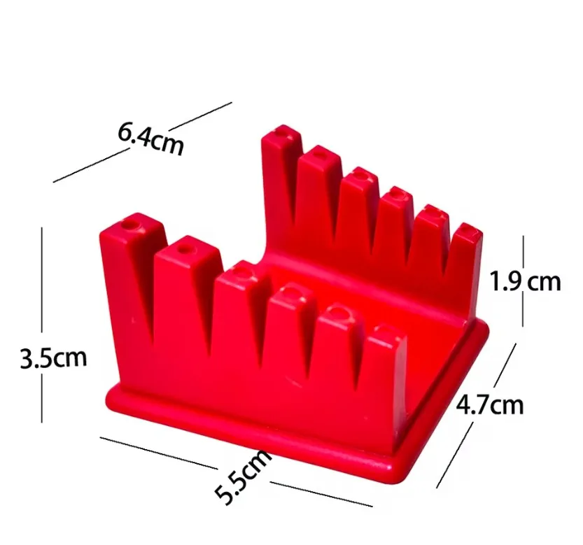 Supporto per morsetto per cavo per supporto per filo per saldatura ABS per banco per saldatura a filo 30AWG-12AWG con 5 marce