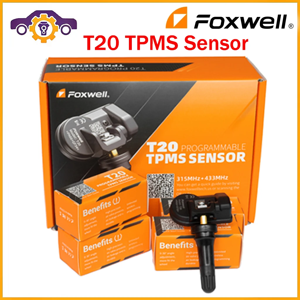 2025 Foxwell T20 Sensor Update of T10 Universal TPMS Sensor Car Tire Pressure Monitoring System Sensors T2000 T1000 TPMS Program