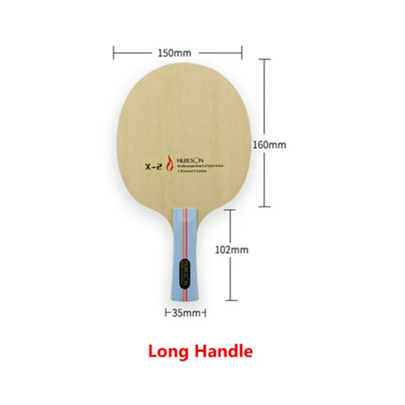 Huieson Classic Table Tennis Blade X2, Limba Surface+Ayous+Carbon Fiber+Paulownia，7 Plywood  Ping Pong Base Wood for Training