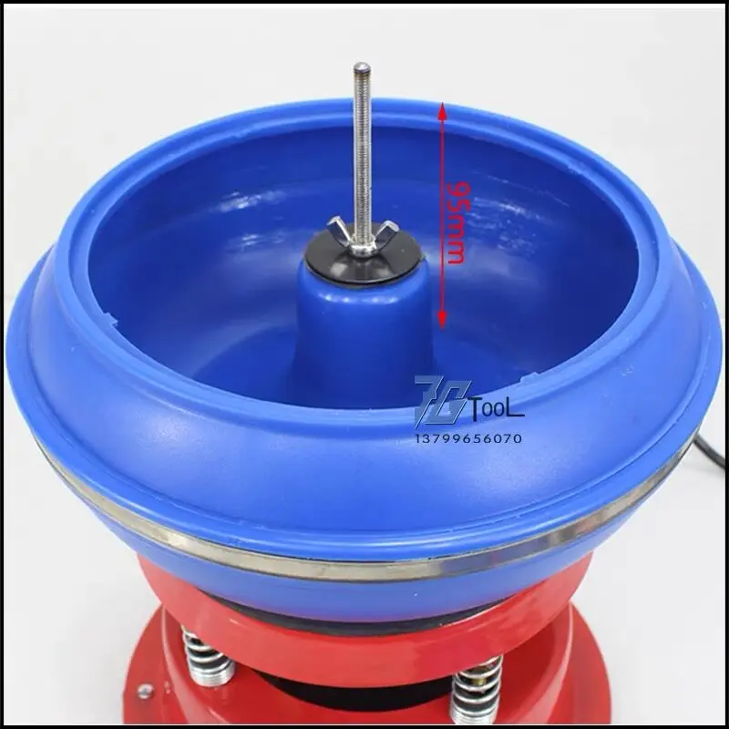 Vibratory Tumbler Bowl Tumbling Polishing Machine For Metal Jewelry Pearl Finishing Burnish Vibrator Rock Polishing Tumbler Tool